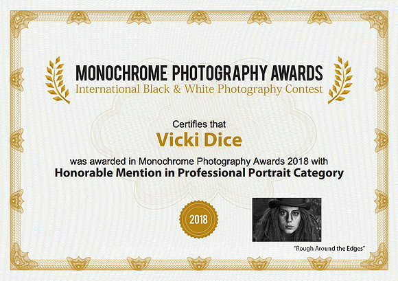 2018 Monochrome Awards - Honorable Mention "Rough around the edges"