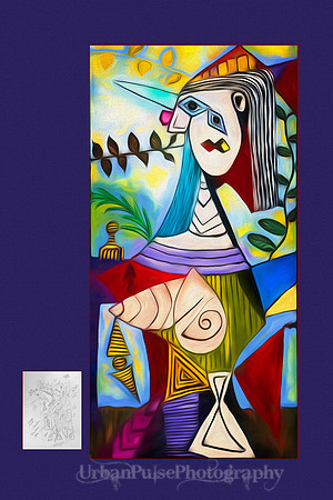 "The Queen" Master Artist 2020 International Print Award - PPA Loan Collection (Painting)
